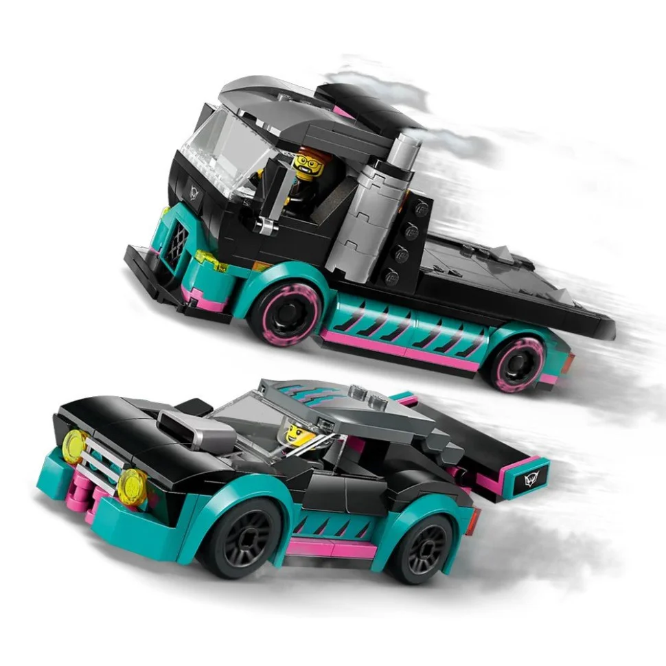 Конструктор Автомобиль для гонки и автовоз LEGO 60406, 328 деталей