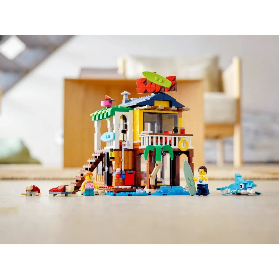 Конструктор LEGO Creator Пляжний будиночок серферів 31118