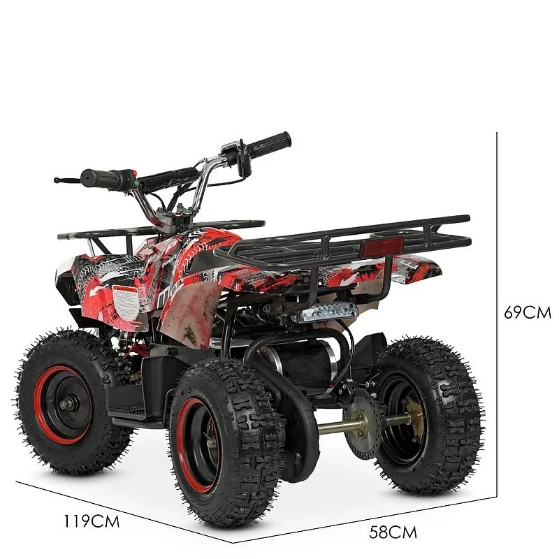 Детский электроквадроцикл Bambi Racer HB-EATV800AS-3(MP3) до 65 кг.