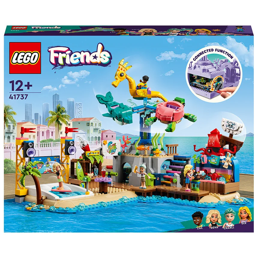 Конструктор LEGO Friends Пляжний парк розваг 41737, 1348 деталей