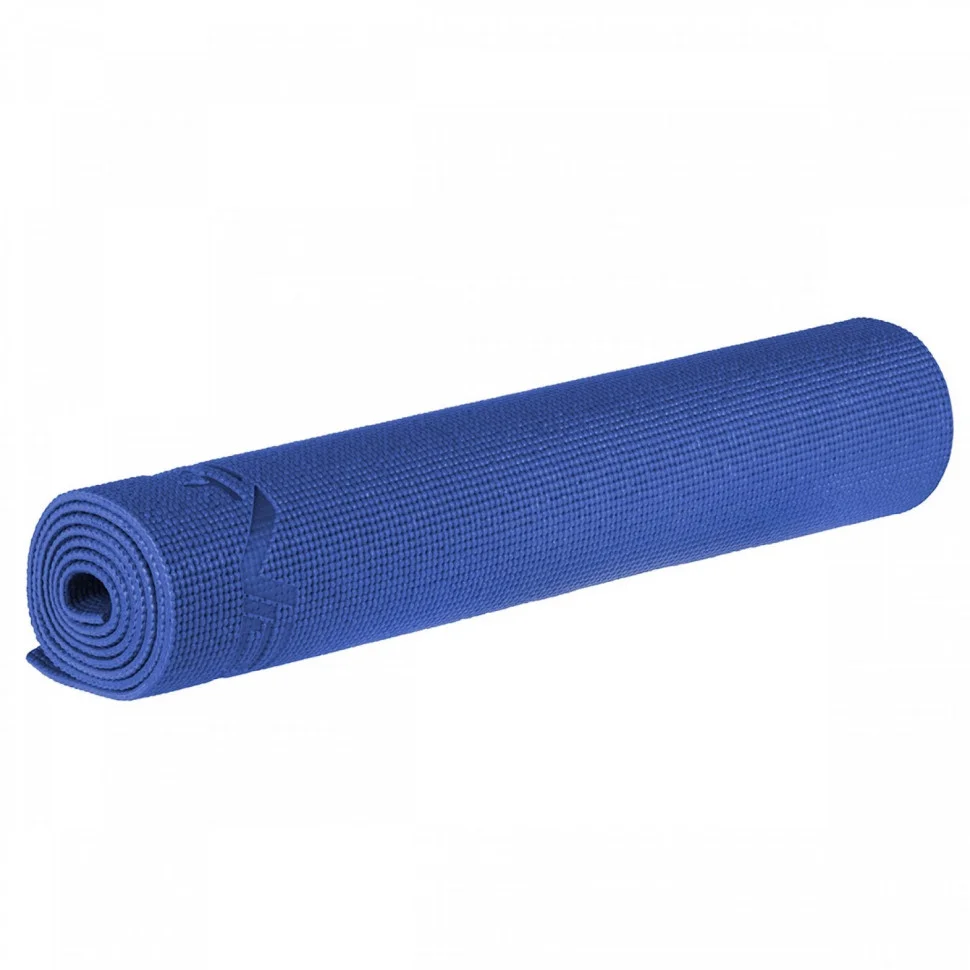 Килимок для йоги та фітнесу SportVida SV-HK0053 PVC 6 мм, Blue