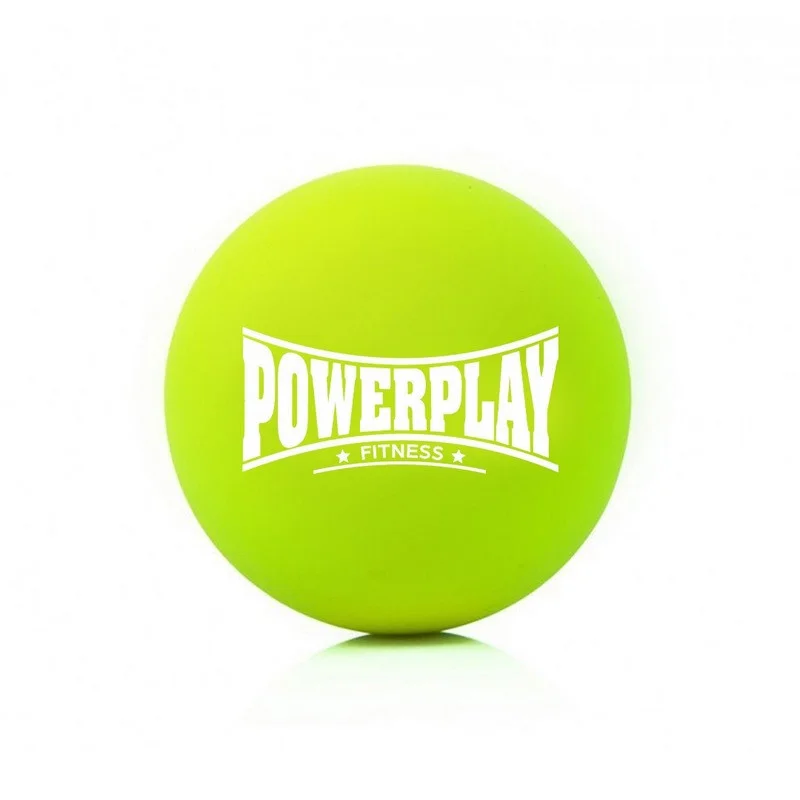 Масажний силіконовий м'яч PP-4354 Silicone Lacrosse Ball PowerPlay PP-4354_Green