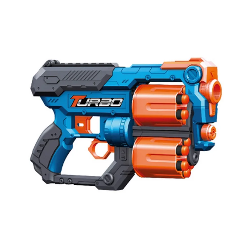Игрушечный пистолет механический Blaster BT316 с двойным барабаном