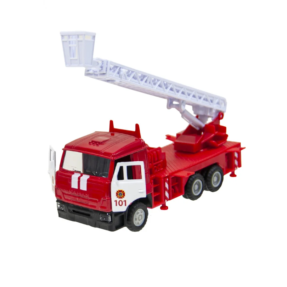 Автомодель - КАМАЗ ПОЖАРНАЯ (свет, звук) CT12-457-6WB