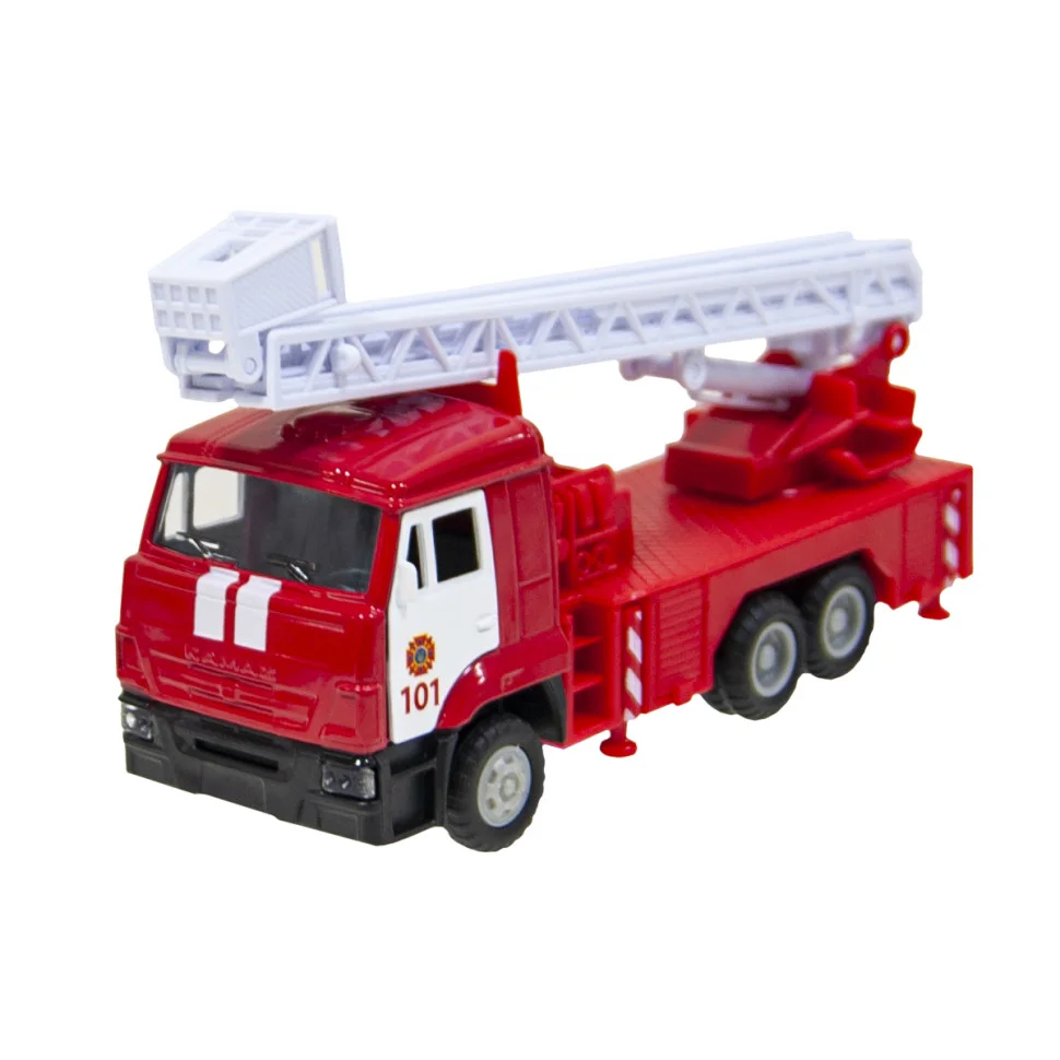 Автомодель - КАМАЗ ПОЖАРНАЯ (свет, звук) CT12-457-6WB