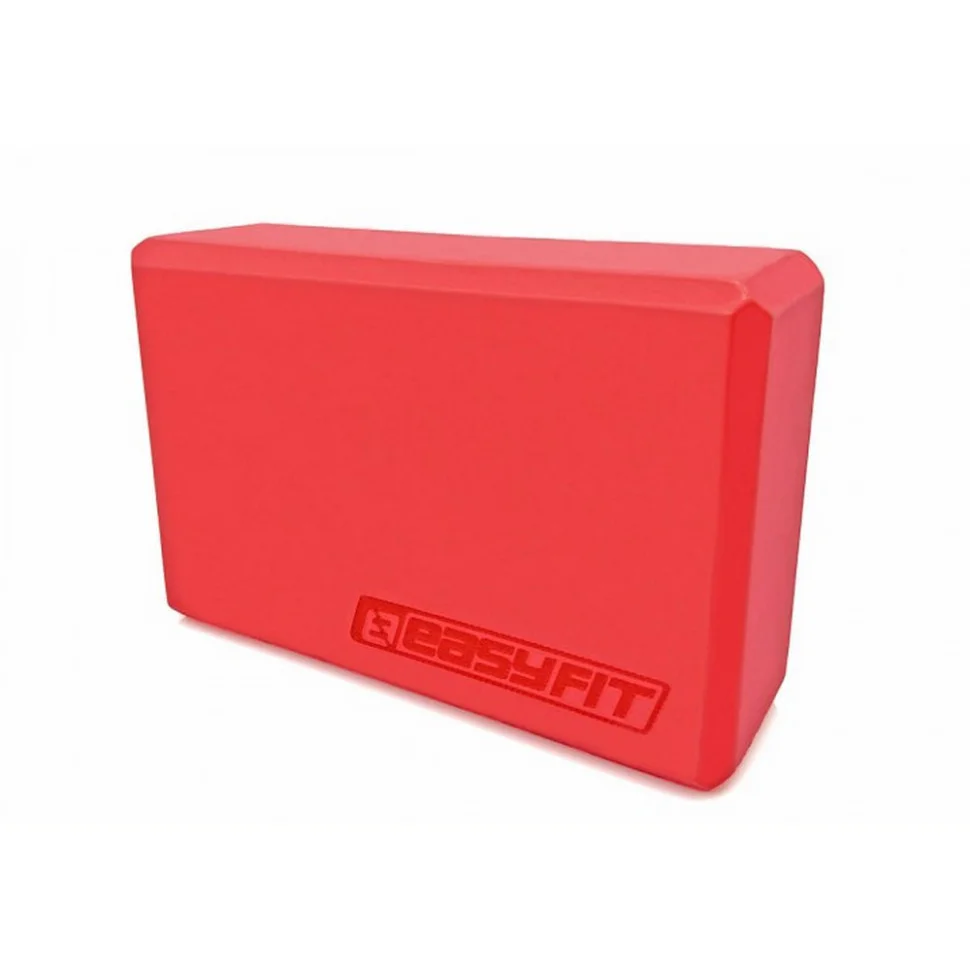 Блок для йоги EasyFit EF-1818-R, EVA, Червоний