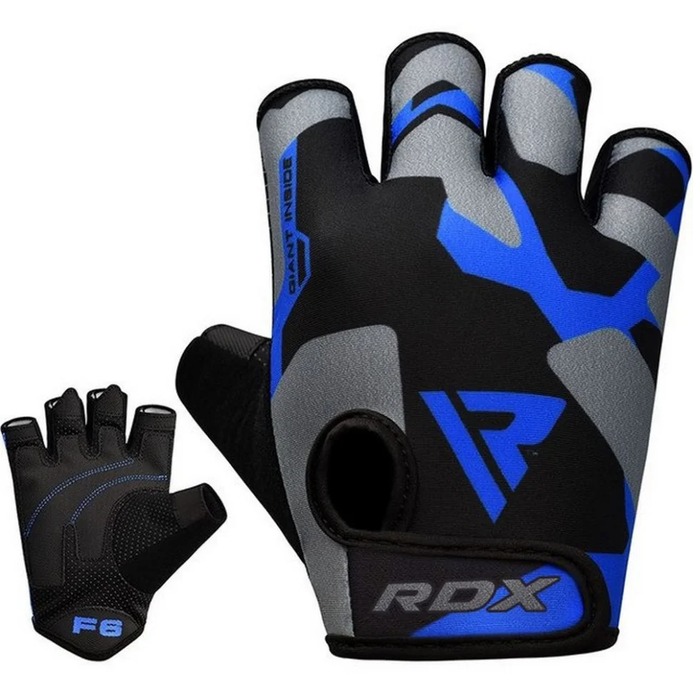 Перчатки для фитнеса F6 Sumblimation RDX Inc Limited WGS-F6U-XXL, Blue, XXL