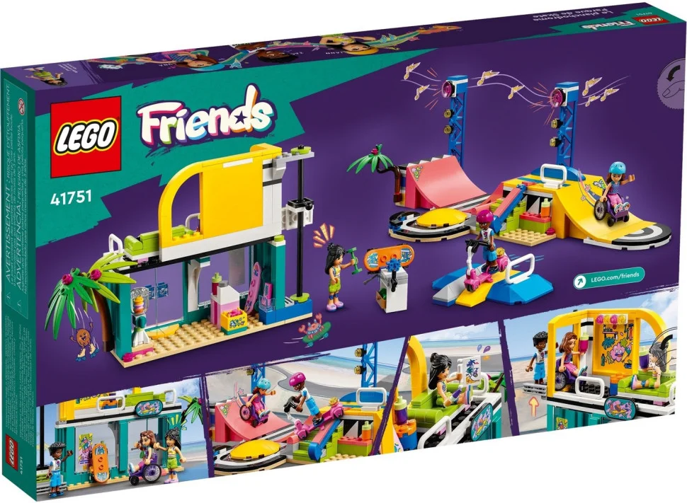 Конструктор LEGO Friends Скейт-парк 41751