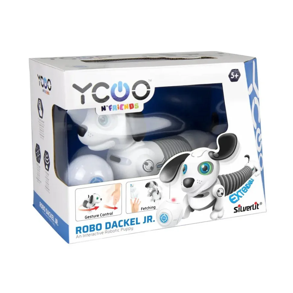 Інтерактивна іграшка робот-собака DACKEL JUNIOR Silverlit 88578 на радіокеруванні