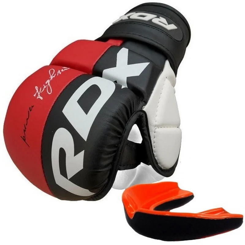 Рукавиці для ММА T6 Plus Rex RDX Inc Limited GGR-T6R-S+ Red, S (капа в комплекті)
