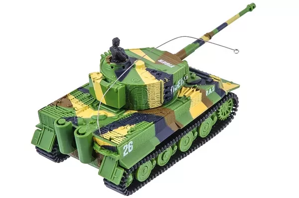 Танк микро на радиоуправлении 1:72 Tiger со звуком