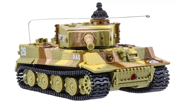 Танк микро на радиоуправлении 1:72 Tiger со звуком