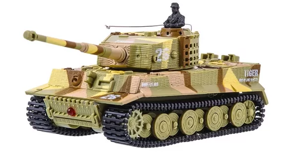 Танк микро на радиоуправлении 1:72 Tiger со звуком