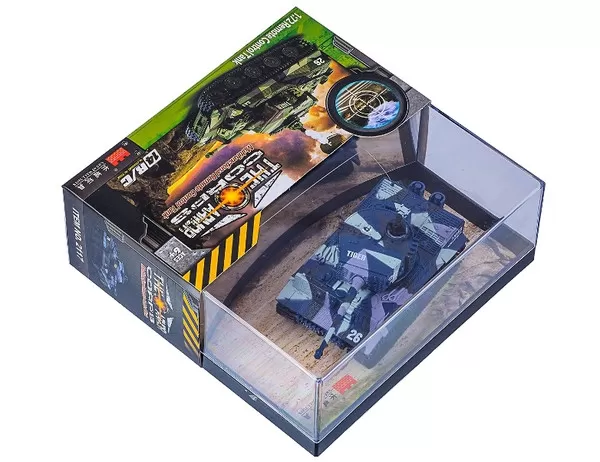 Танк микро на радиоуправлении 1:72 Tiger со звуком