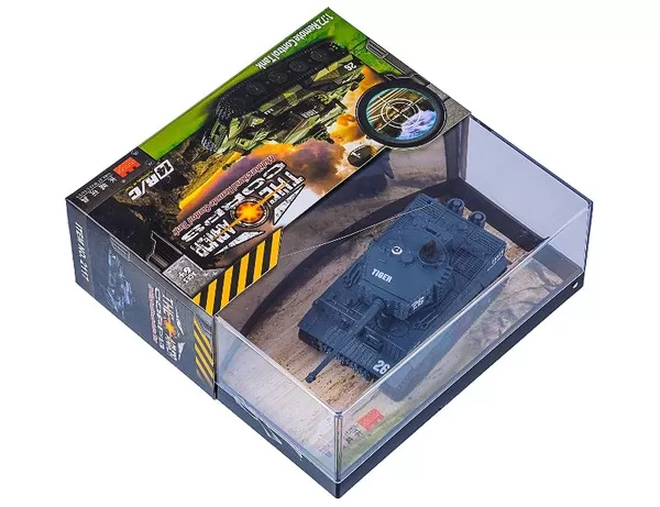 Танк микро на радиоуправлении 1:72 Tiger со звуком
