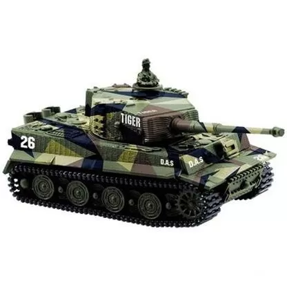 Танк микро на радиоуправлении 1:72 Tiger со звуком