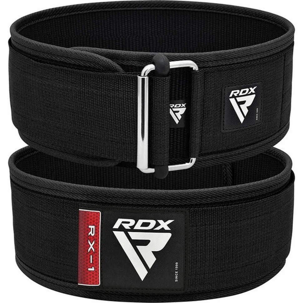 Пояс для важкої атлетики RX1 Weight Lifting Belt RDX Inc Limited WBS-RX1B-S, Black, S