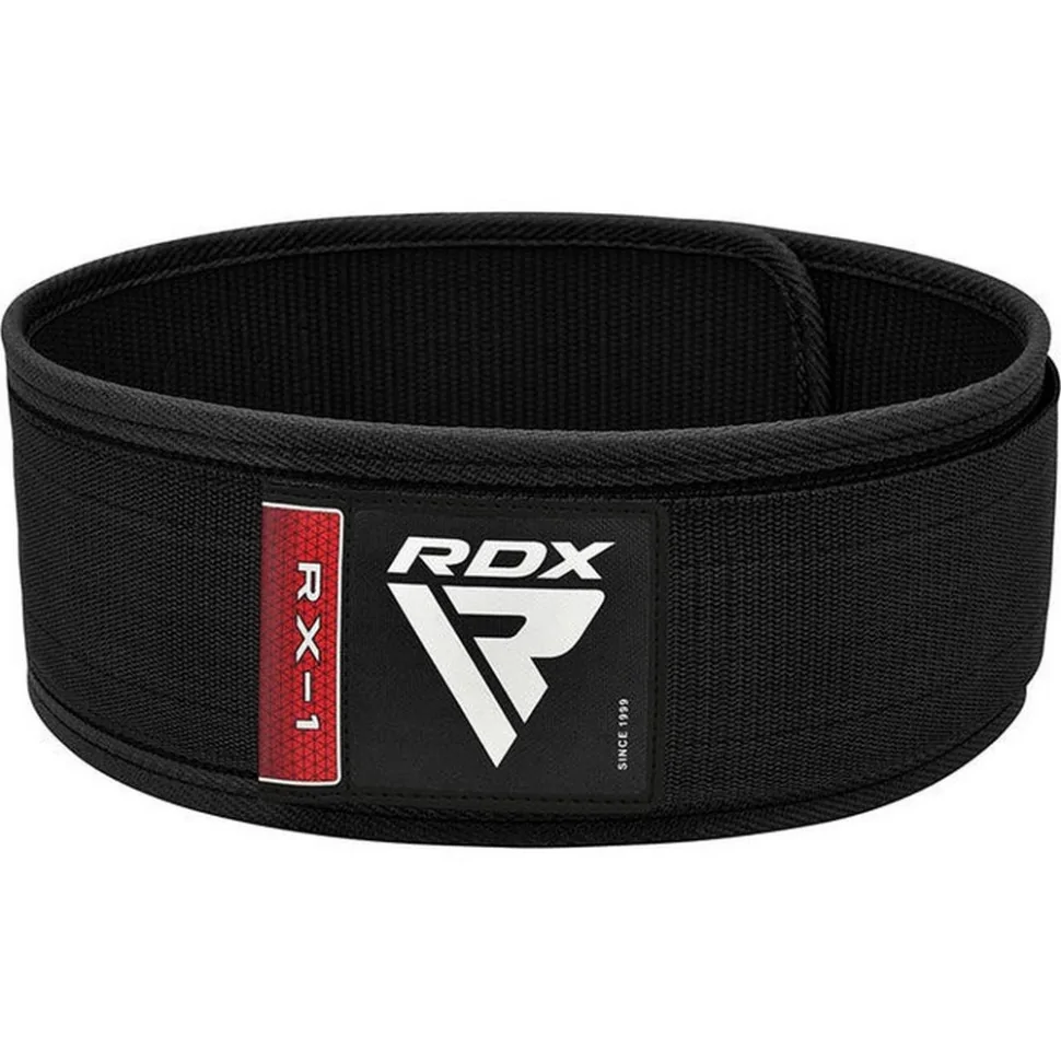 Пояс для важкої атлетики RX1 Weight Lifting Belt RDX Inc Limited WBS-RX1B-S, Black, S