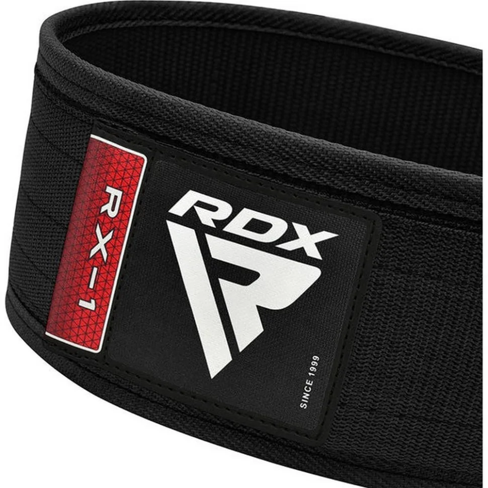 Пояс для важкої атлетики RX1 Weight Lifting Belt RDX Inc Limited WBS-RX1B-S, Black, S