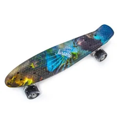 Скейт Penny Board «Динозавр» Bambi 183991414 колеса зі світлом 75 кг