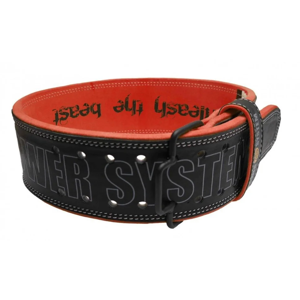 Пояс для важкої атлетики Beast Power System PS-3830_L_Black-Red, L