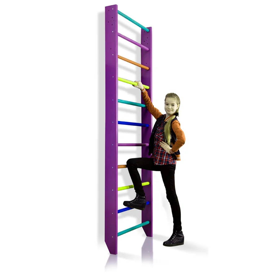 Шведская стенка SportBaby 0-220 (purple) до 120 кг