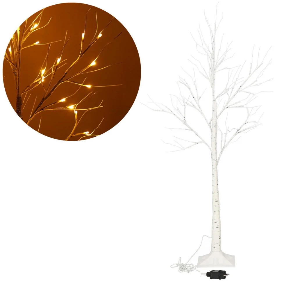 Светодиодное дерево CL0952 Warm Springos CL0952, 180 см 96 LED,White