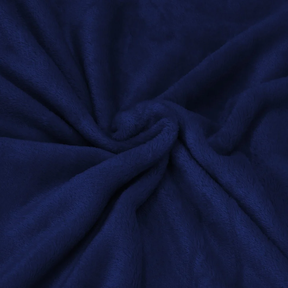 Плед-покрывало Extra Soft Springos HA7194 темно-синий 200 x 220 см 