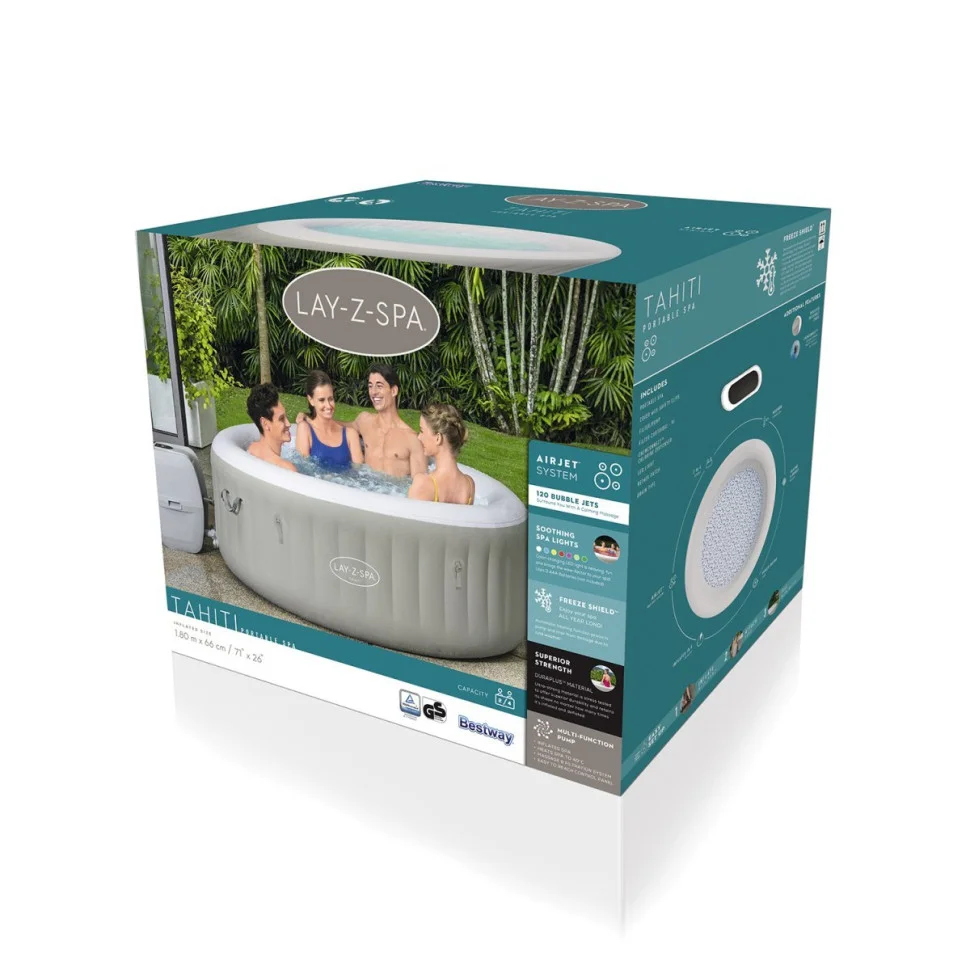 Басейн-джакузі Bestway 60007 (180-66 см), 669 л