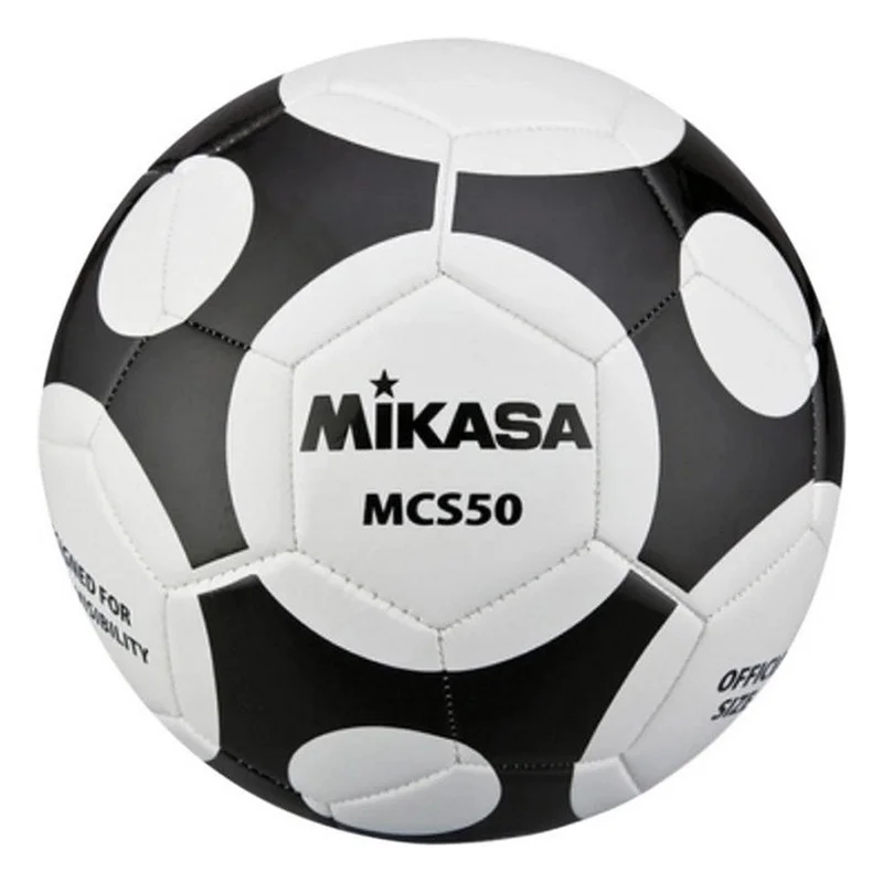 М'яч футбольний Mikasa MCS50-WBK, чорно-білий № 5
