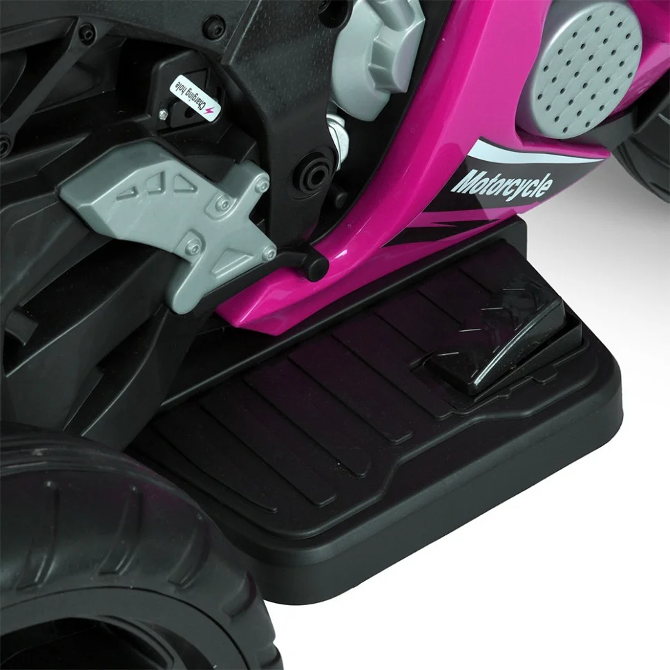 Дитячий мотоцикл Bambi Racer M 5806EL-8, 3 колеса, музика та світло, рожевий