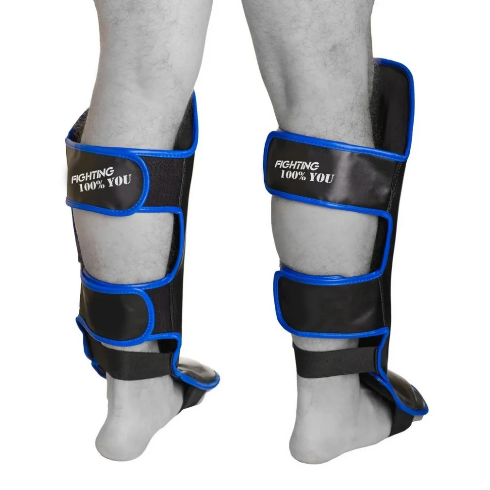 Захист гомілки і стопи PowerPlay PP_3052_S_Black_Blue, S
