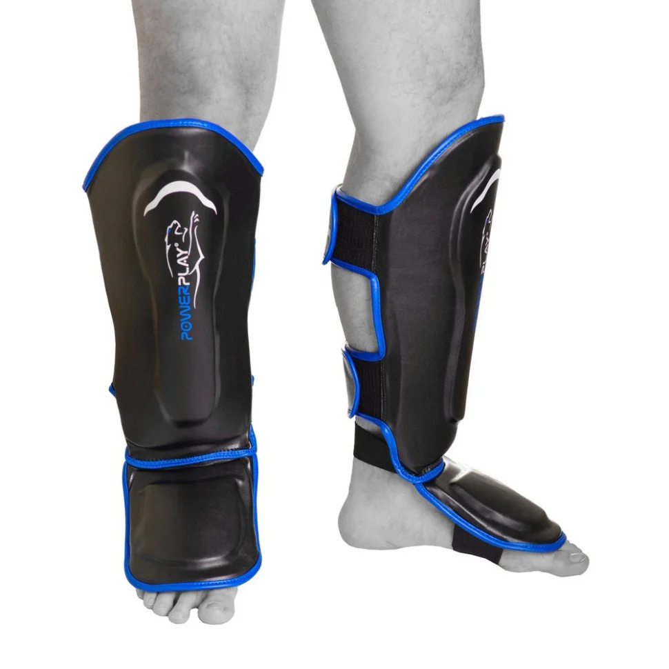 Захист гомілки і стопи PowerPlay PP_3052_S_Black_Blue, S
