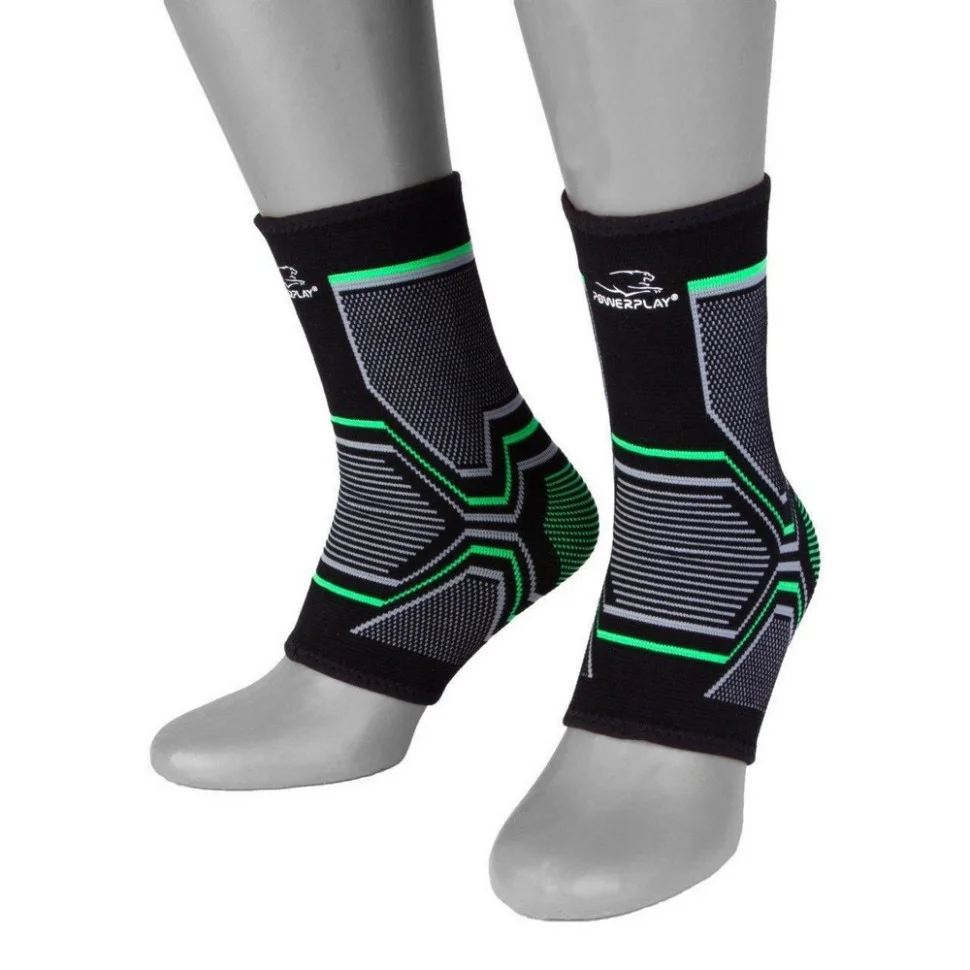 Бандажі на гомілкостоп PowerPlay PP_4100_S/M_Black, S/M