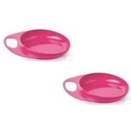 Тарілка Nuvita для годування Easy Eating дрібна 2шт. рожева NV8451Pink