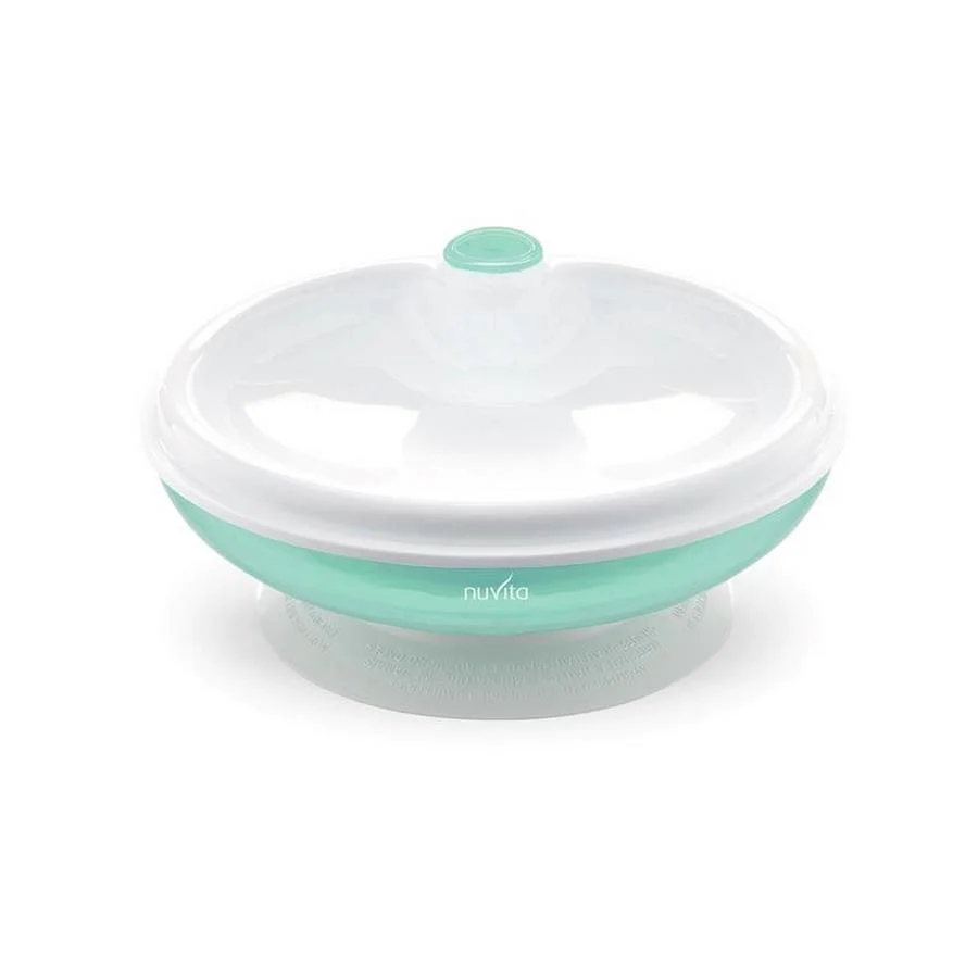 Тарілка Nuvita з підігрівом 6м+ зелена NV1427COOLGREEN