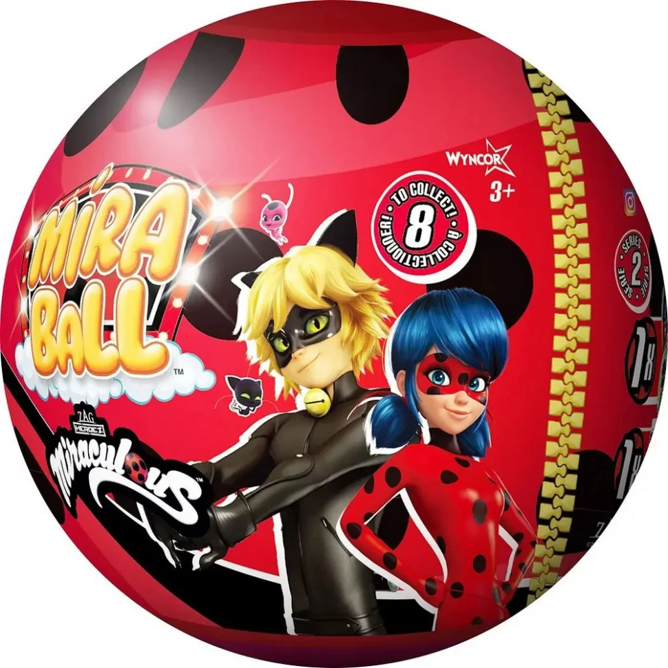 Детская мягкая игрушка-сюрприз Miraculous Miraball M14007 в ассортименте