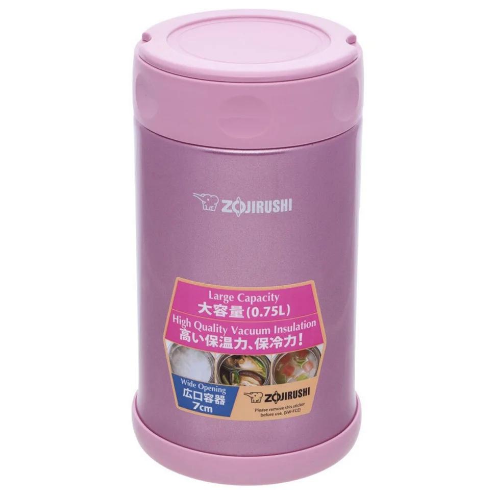 Харчовий термоконтейнер Zojirushi SW-FCE75PS 0,75 л, рожевий