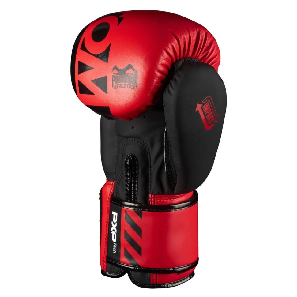 Боксерские перчатки APEX Phantom PHBG2729-16 Red 16 унций (Бинты в подарок)