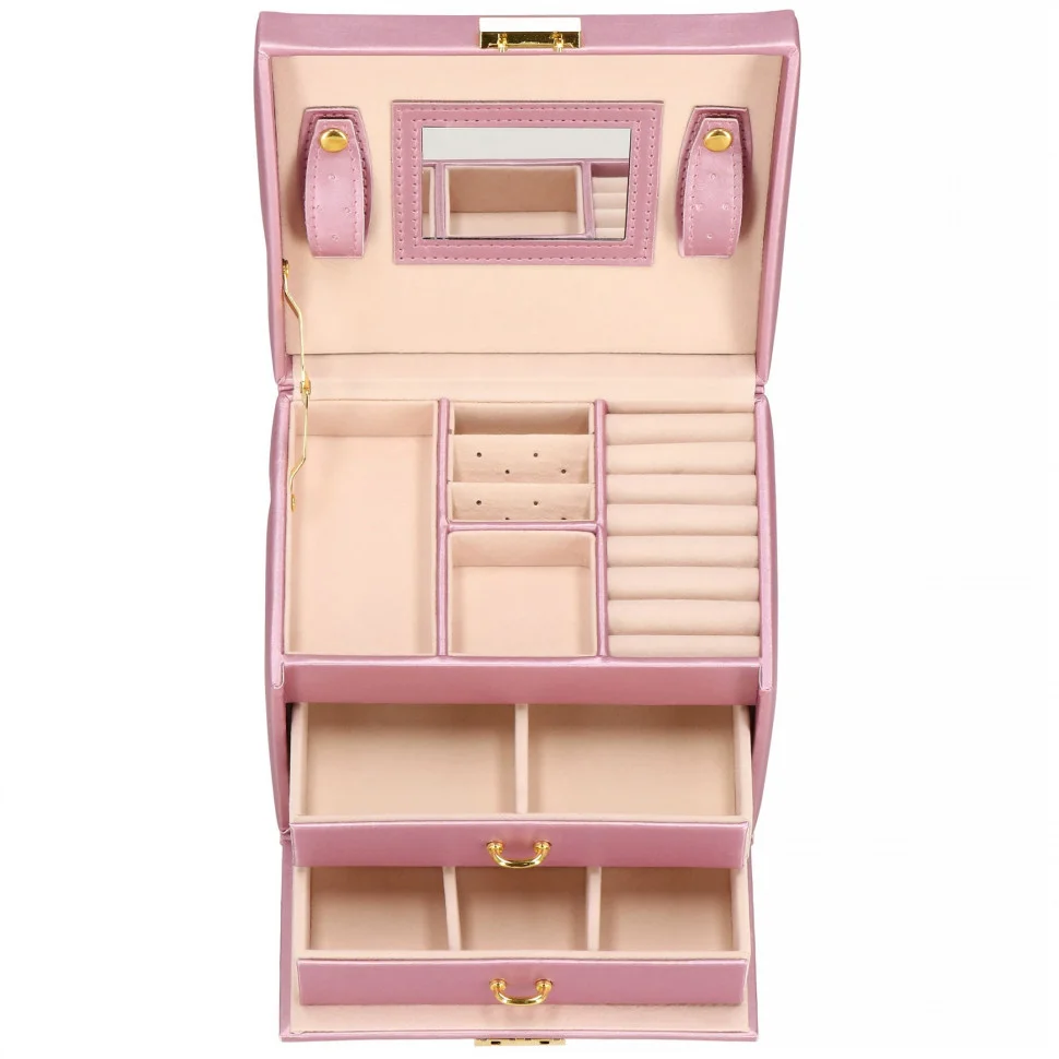 Шкатулка для украшений и бижутерии Springos HA1077 17.5x14x12.5 см