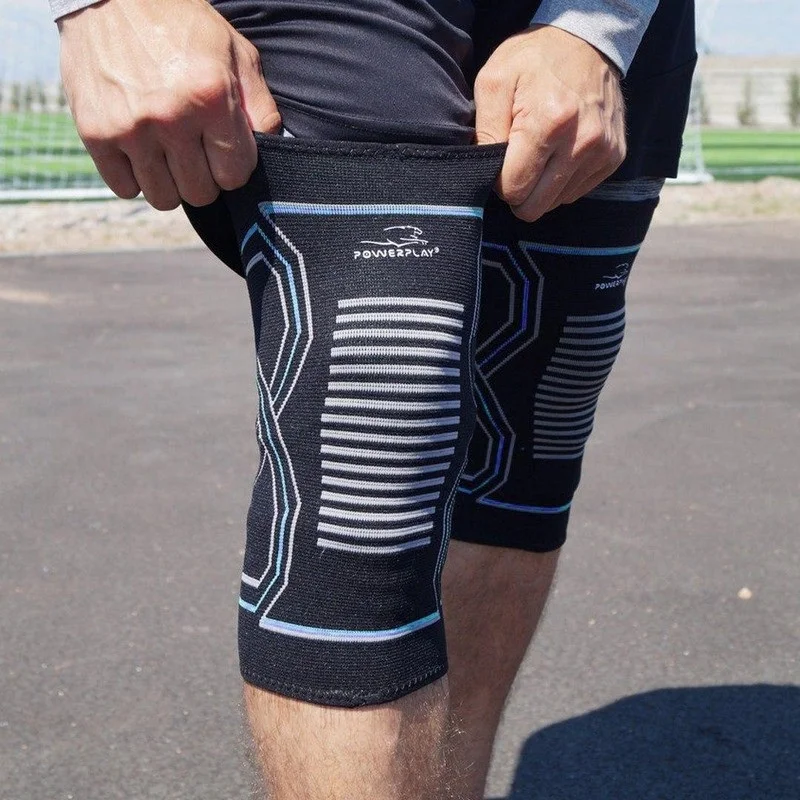 Наколенники спортивные PP-4099 Knee Support PowerPlay PP_4099_L/XL_Bl/Blue, L/XL