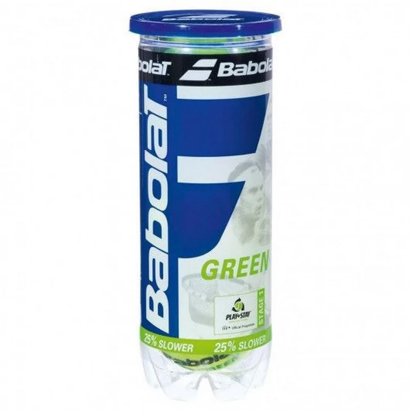 Мячи для большого тенниса Green x 3 Babolat 501034-113-501066-113, 3 шт