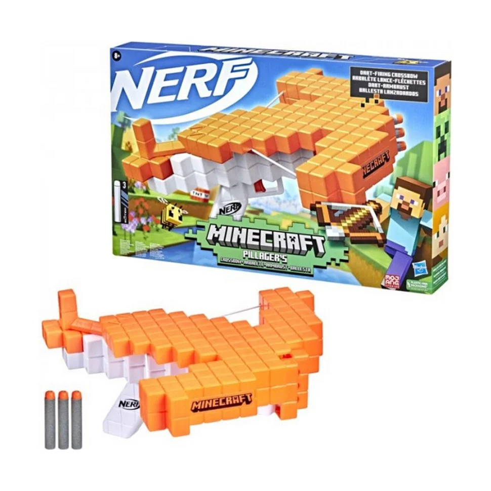 Бластер NERF Майнкрафт Арбалет Разбойника Hasbro F4415