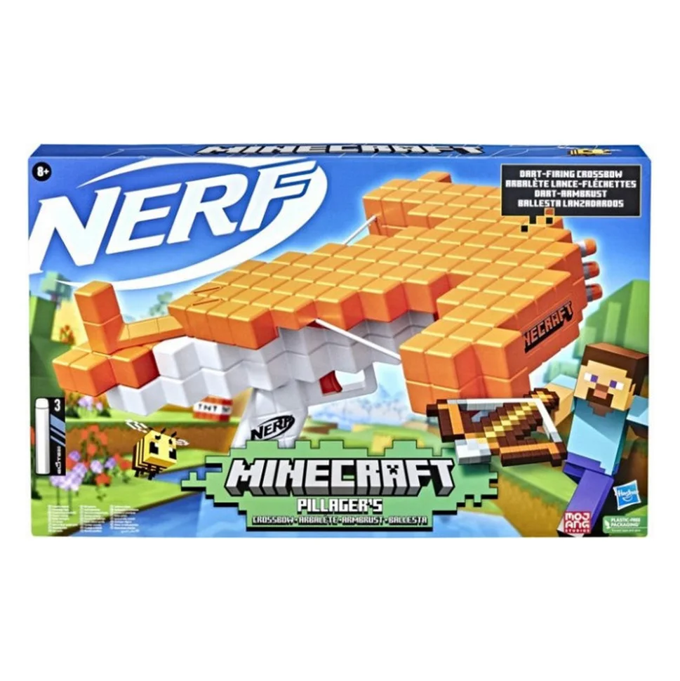 Бластер NERF Майнкрафт Арбалет Разбойника Hasbro F4415