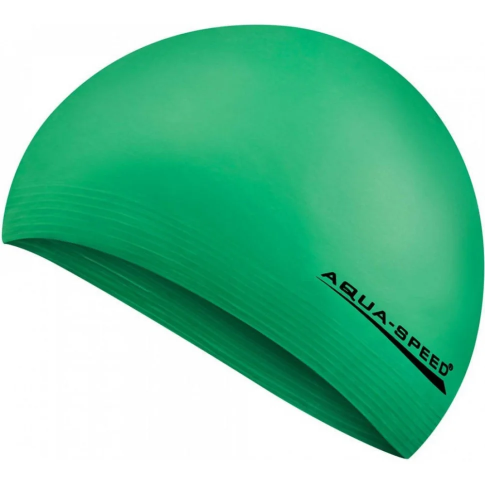 Шапка для плавання SOFT LATEX 5730 Aqua Speed 122-11 зелений, OSFM