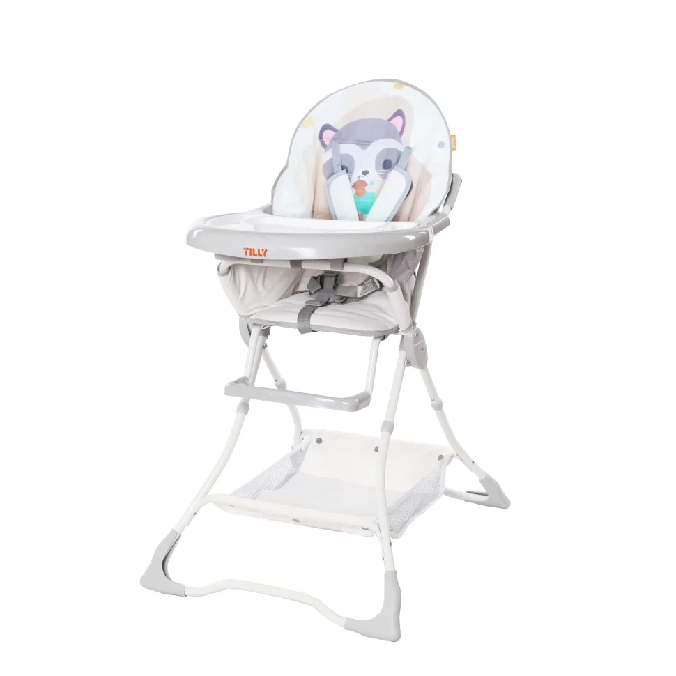 Дитячий стільчик для годування TILLY BuddyT-633/2 Beige Raccoon
