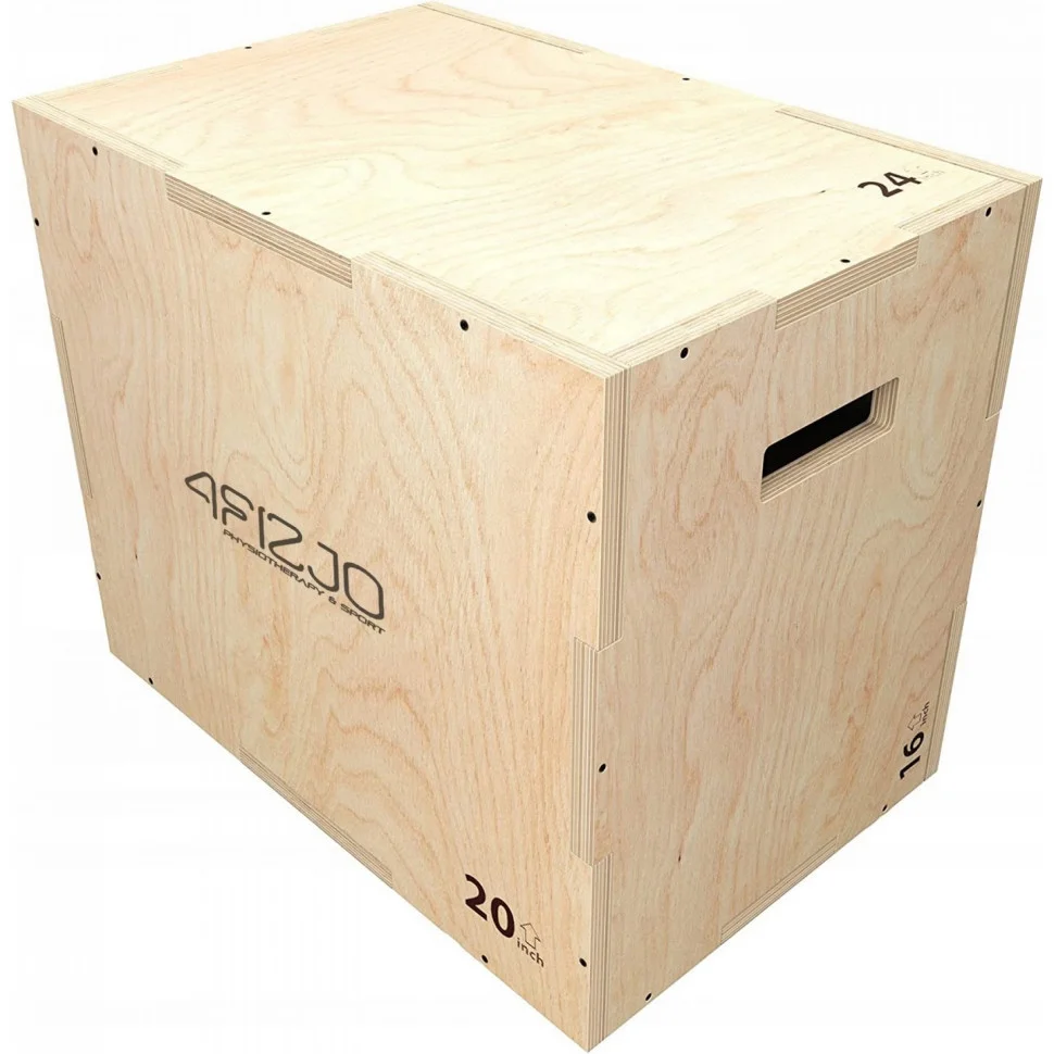 Плиометрический бокс 3 в 1 4FIZJO 4FJ0404, 60 x 50 x 40 см, деревянный