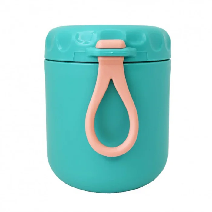 Ланчбокс с ложкой Mega Zayka MGZ-0122(Green) 430 мл