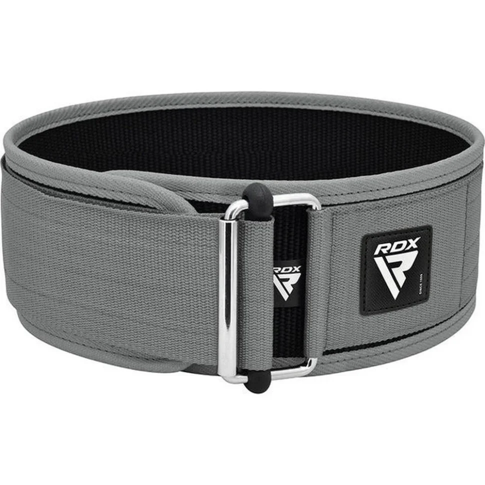 Пояс для важкої атлетики RX1 Weight Lifting Belt RDX Inc Limited WBS-RX1G-S, Grey, S