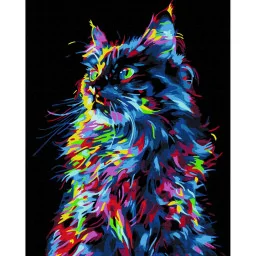 Картина по номерам "Магический котик" Brushme BSB0021, 40х50 см